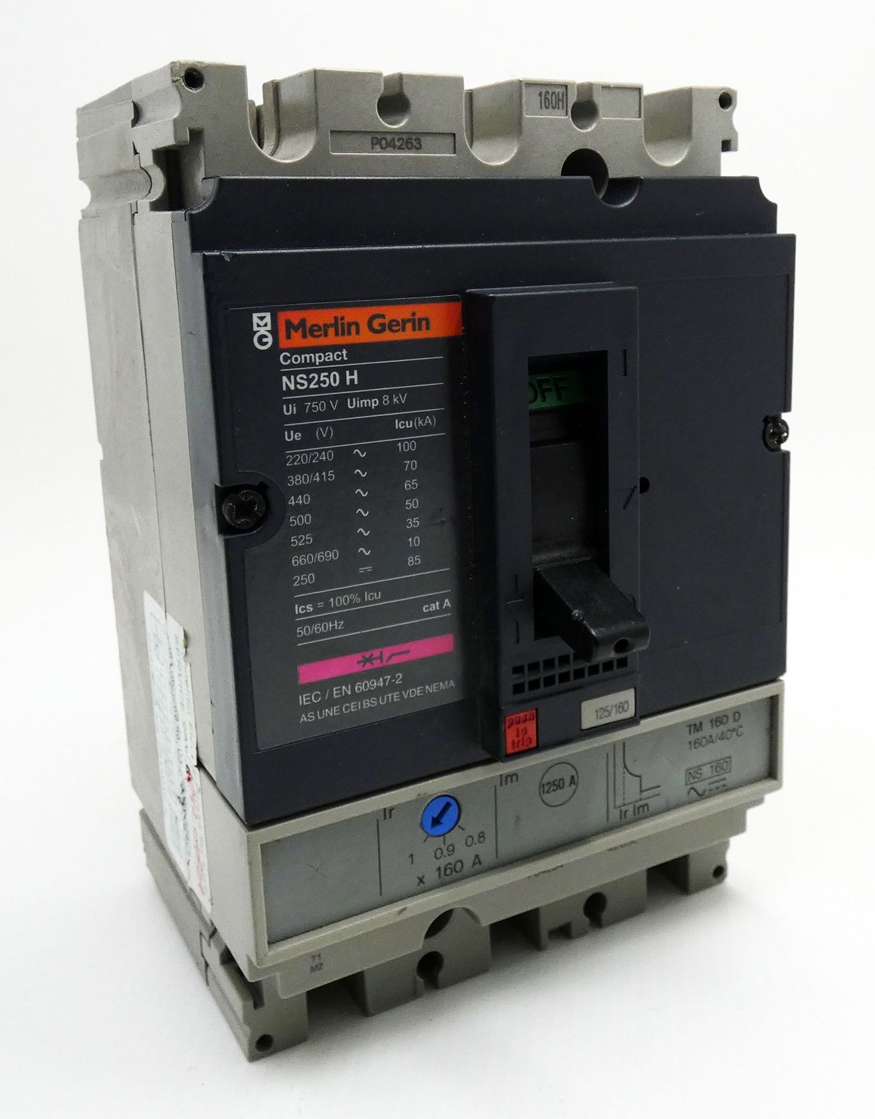 NS250 H TM 160 D NS100-160-250 N/H/NA