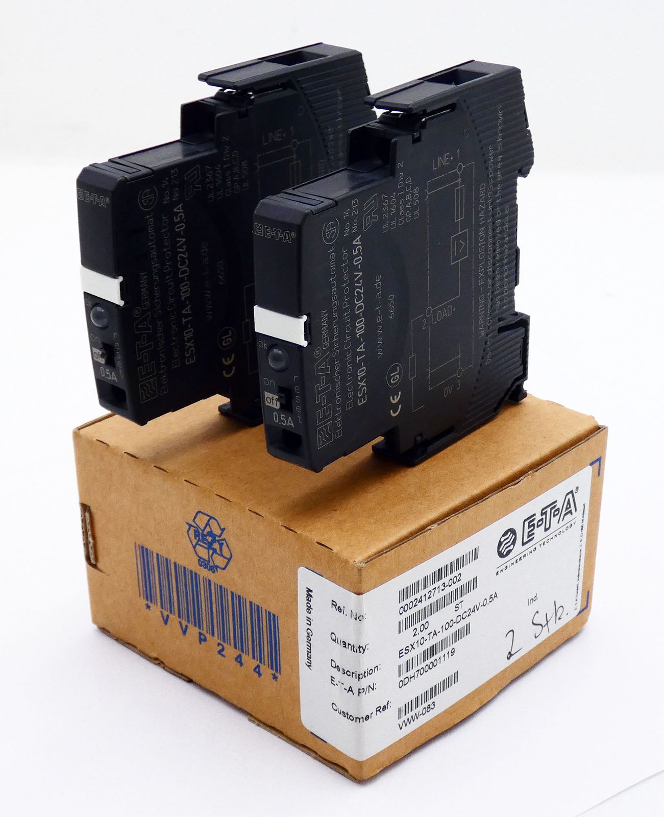 ESX10-TA-100-DC24V-0,5A