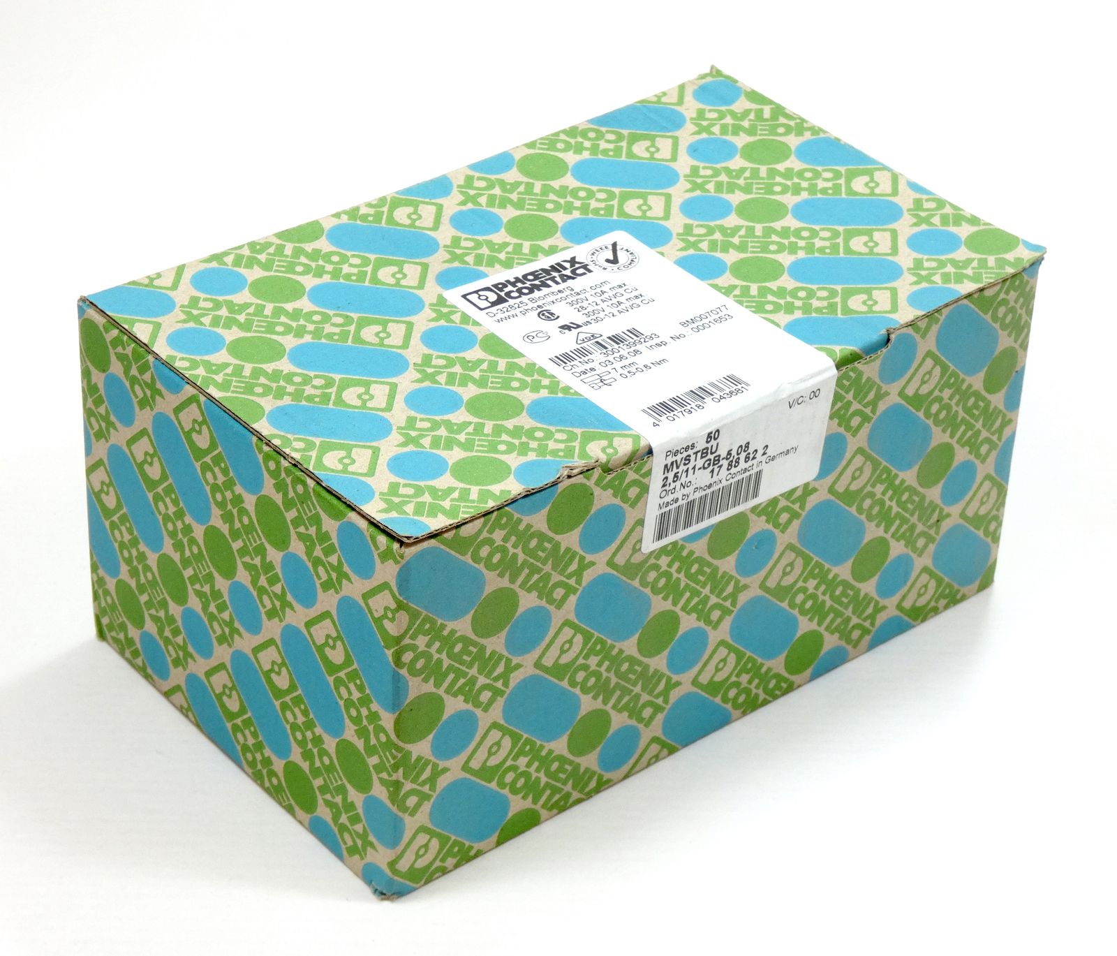 MVSTBU 2,5/11-GB-5,08