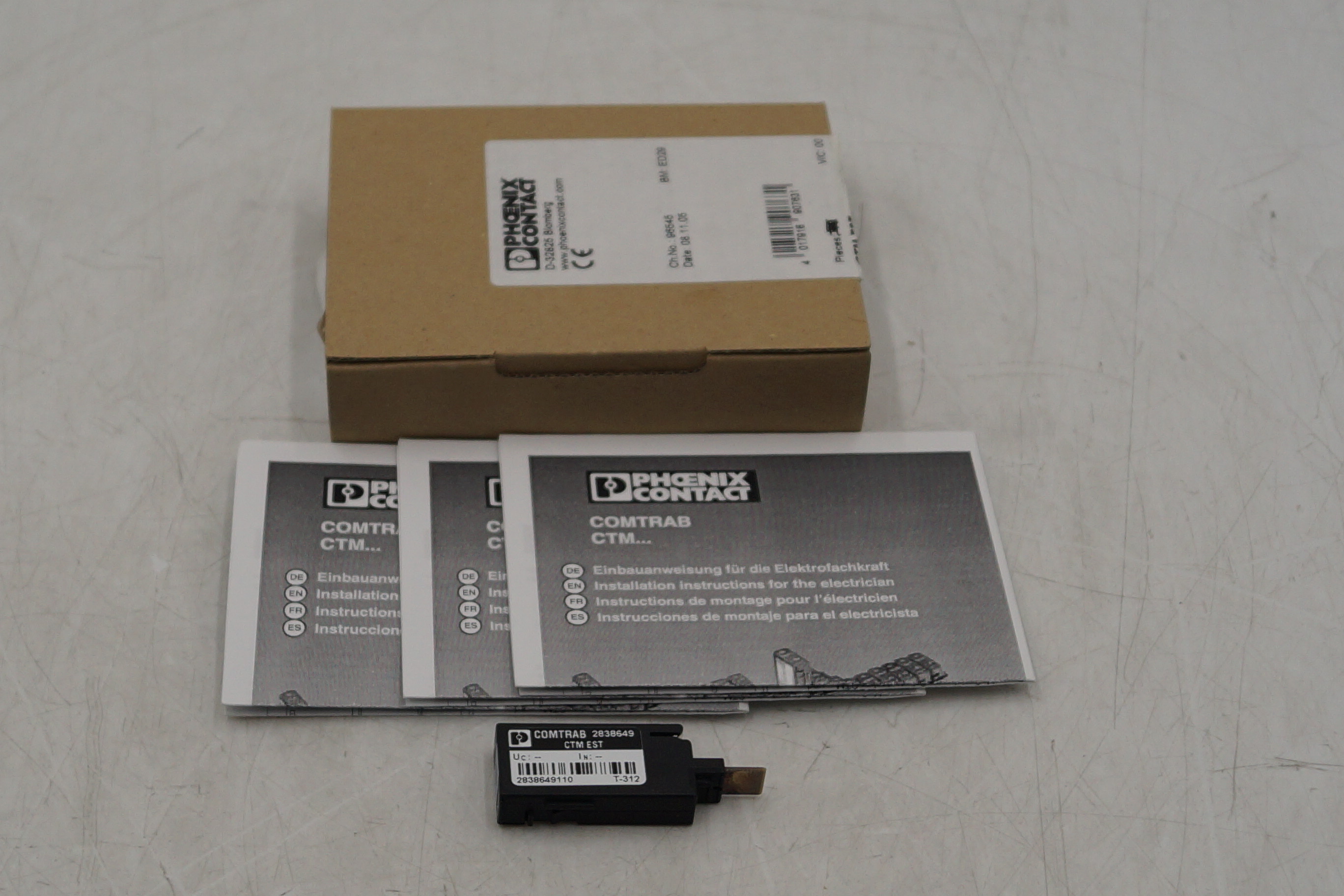 CTM EST Ord.No   2838649