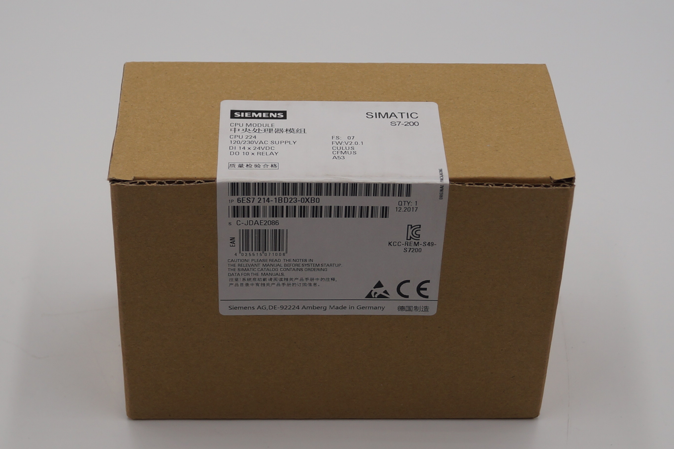 6ES7214-1BD23-0XB0