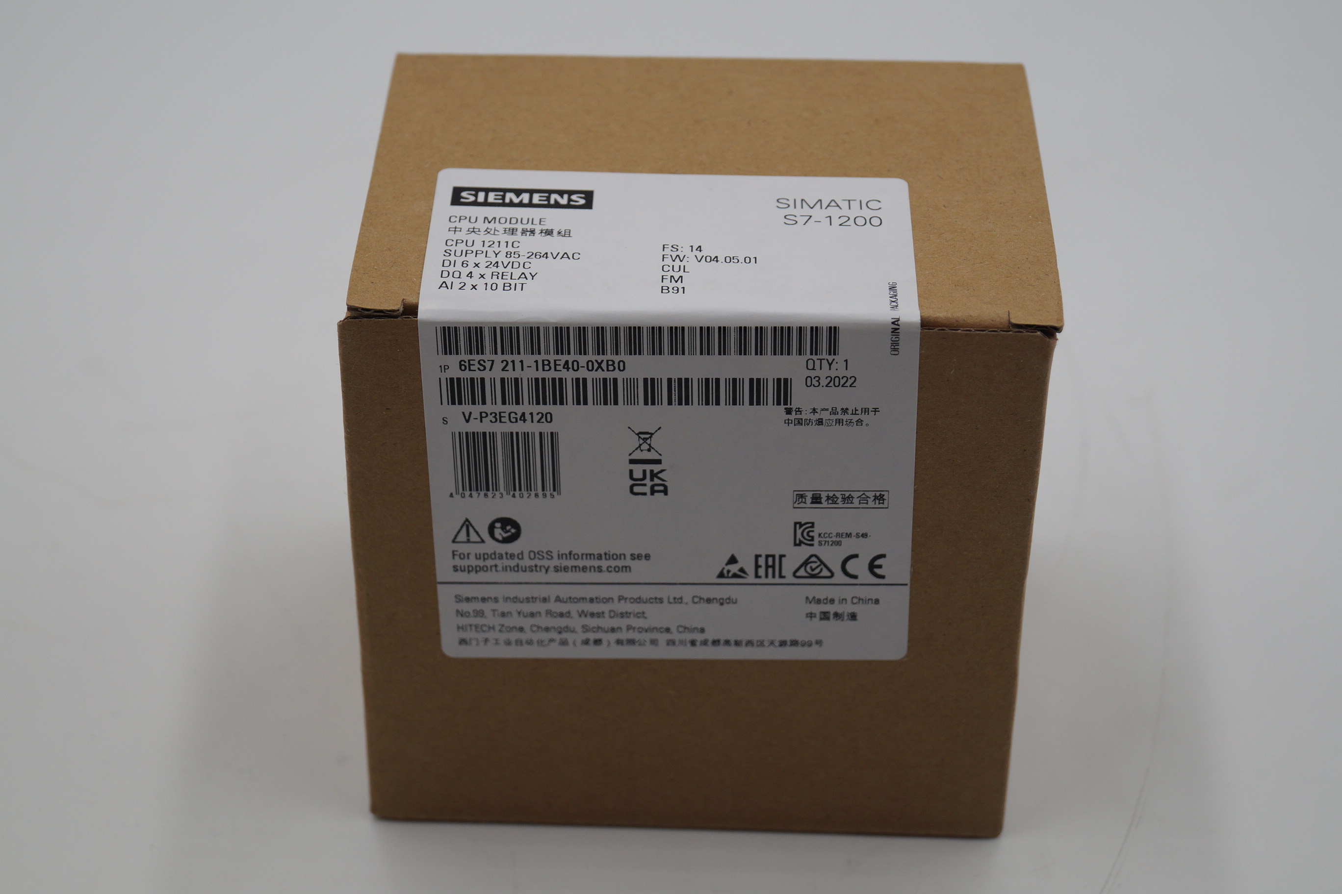 6ES7211-1BE40-0XB0