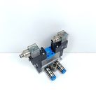 MN1H-5/3E-D-1-C Ventil + MSSD-C-24-LED-M12-SA + Spule + Platte TOP ZUSTAND