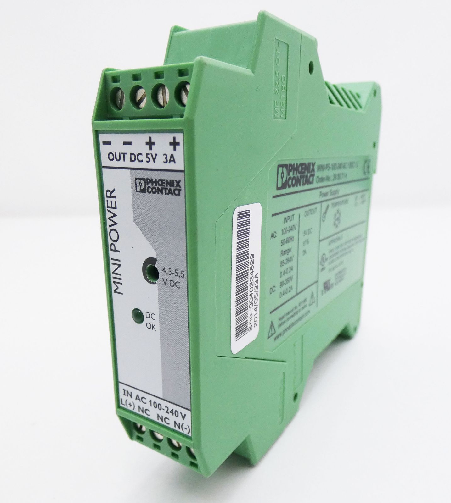 MINI-PS-100-240 AC/ 5DC/3