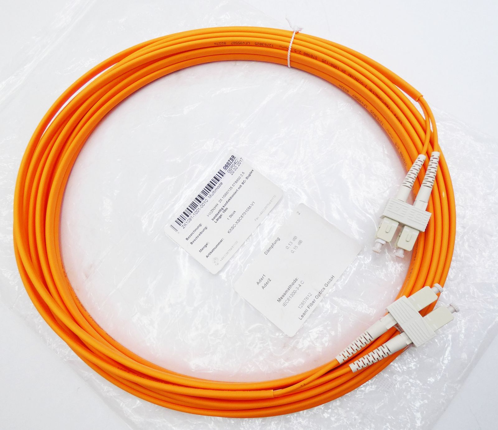 I-V(ZN)HH 2X 1G50/125 STB900 2,5