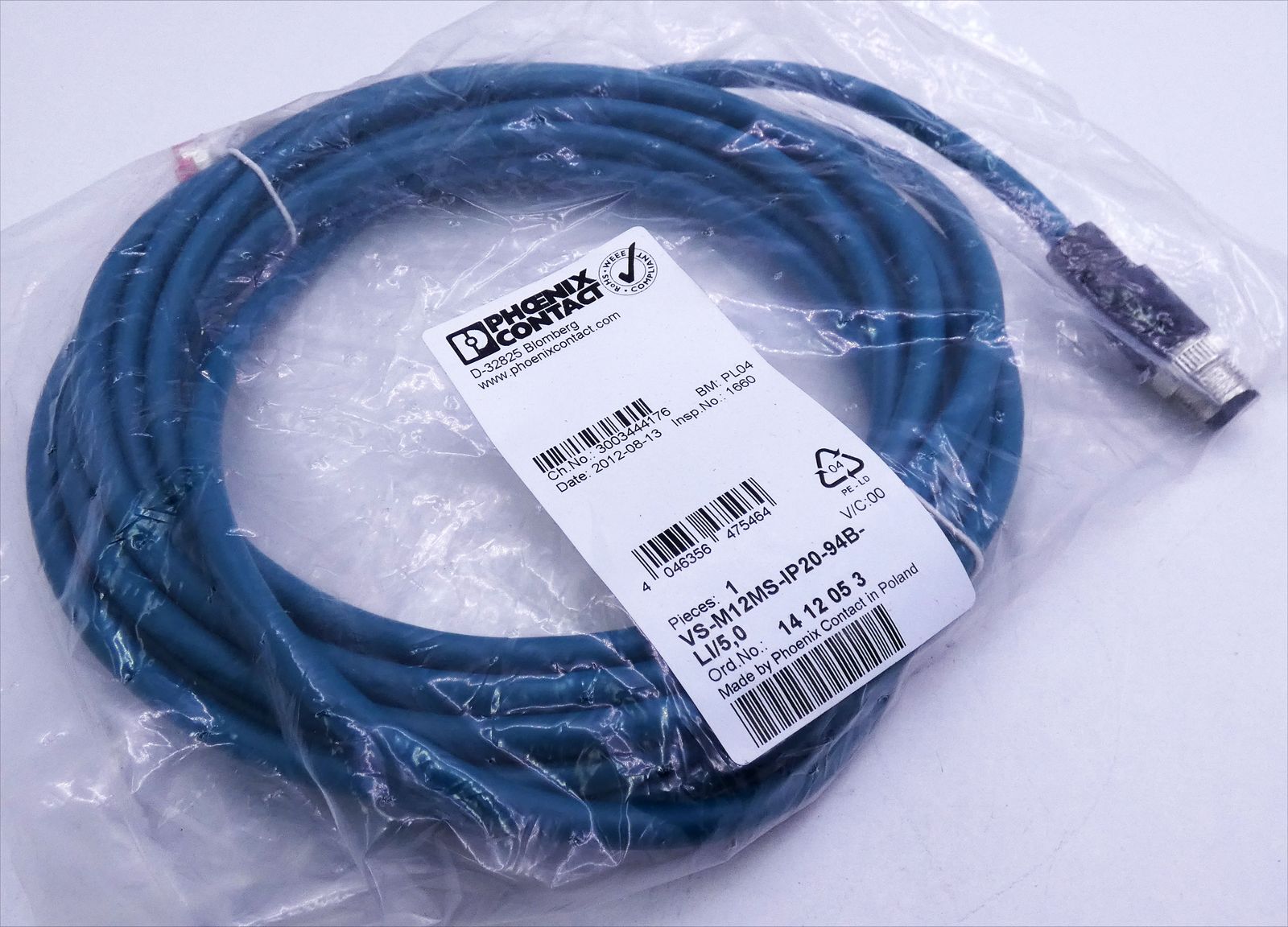 VS-M12MS-IP20-94B-LI/5,0