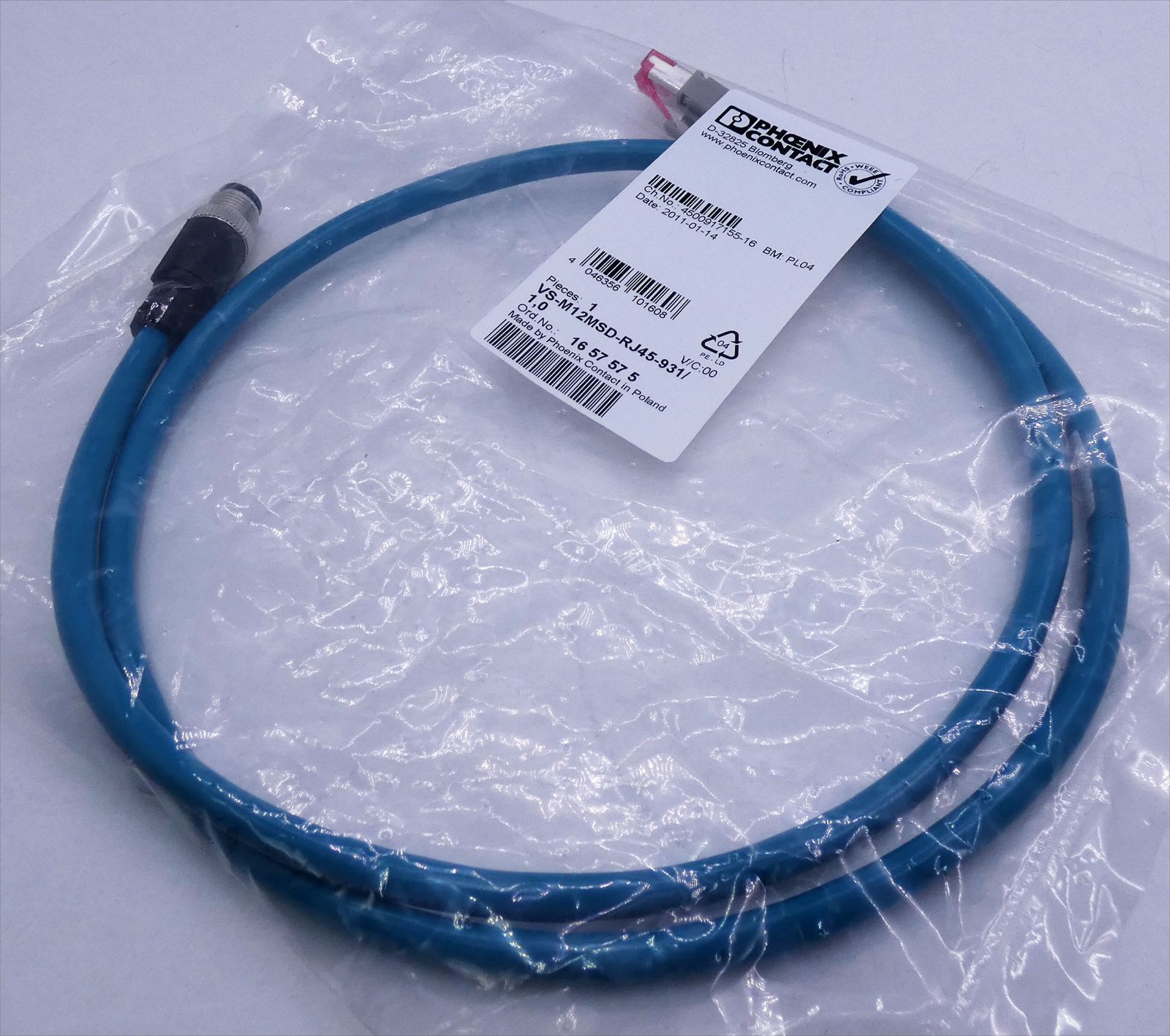 VS-M12MSD-RJ45-931/1,0