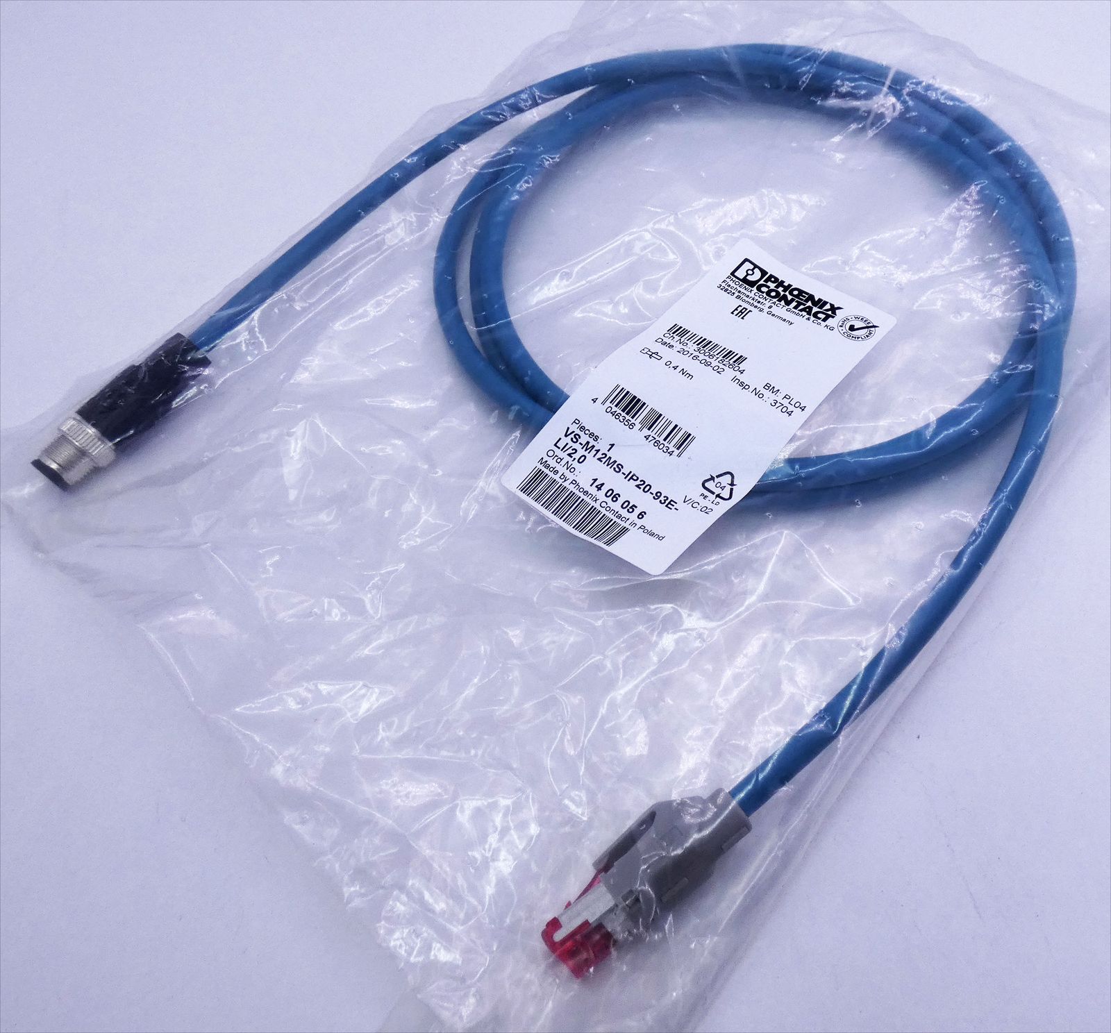 VS-M12MS-IP20-93E-LI/2,0