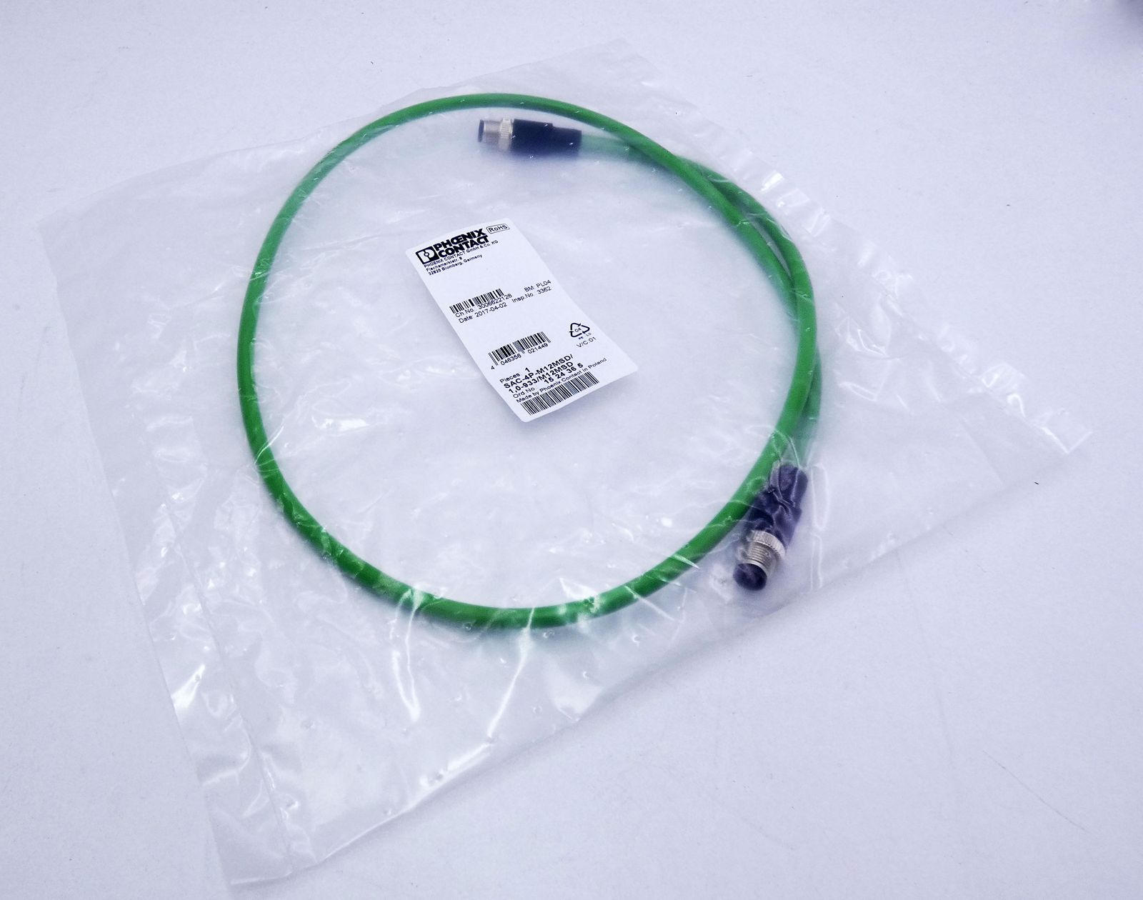 SAC-4P-M12MSD/1,0-933/M12MSD