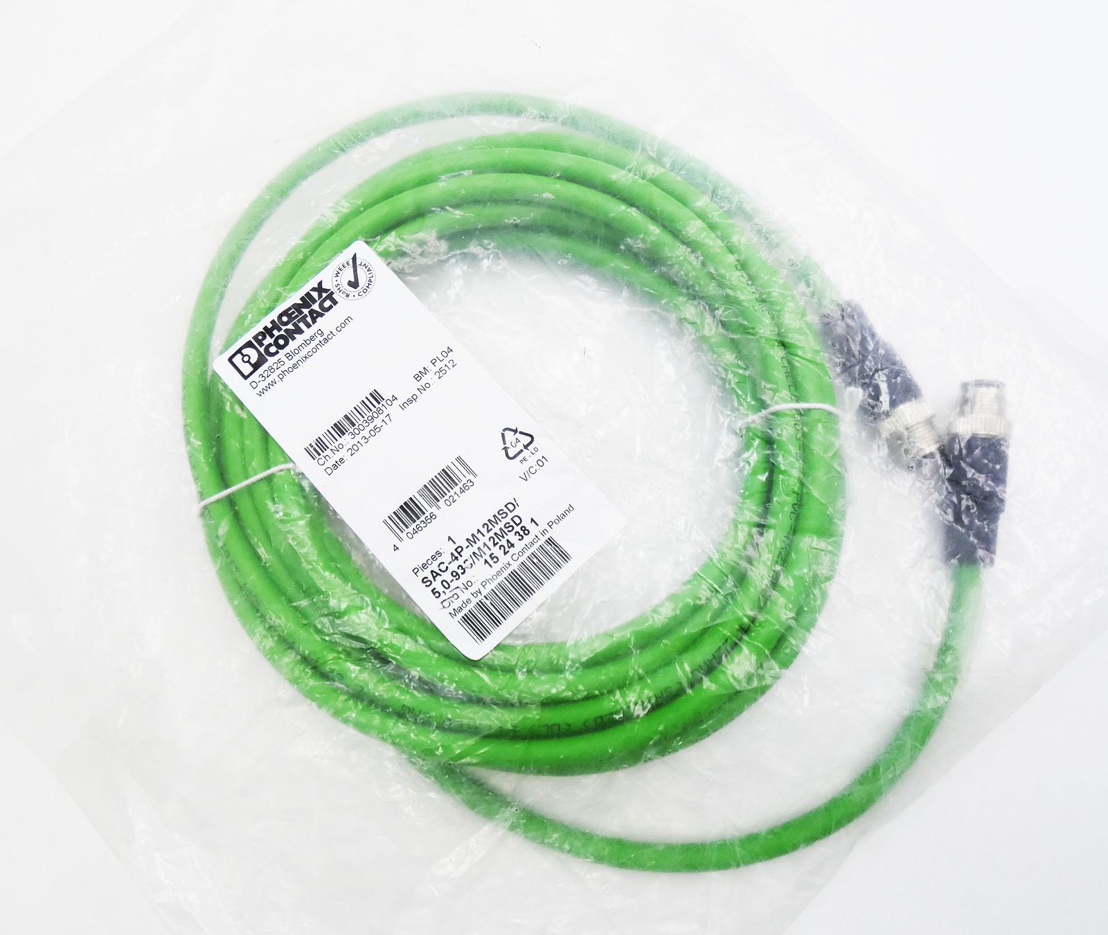 SAC-4P-M12MSD/ 5,0-933/M12MSD