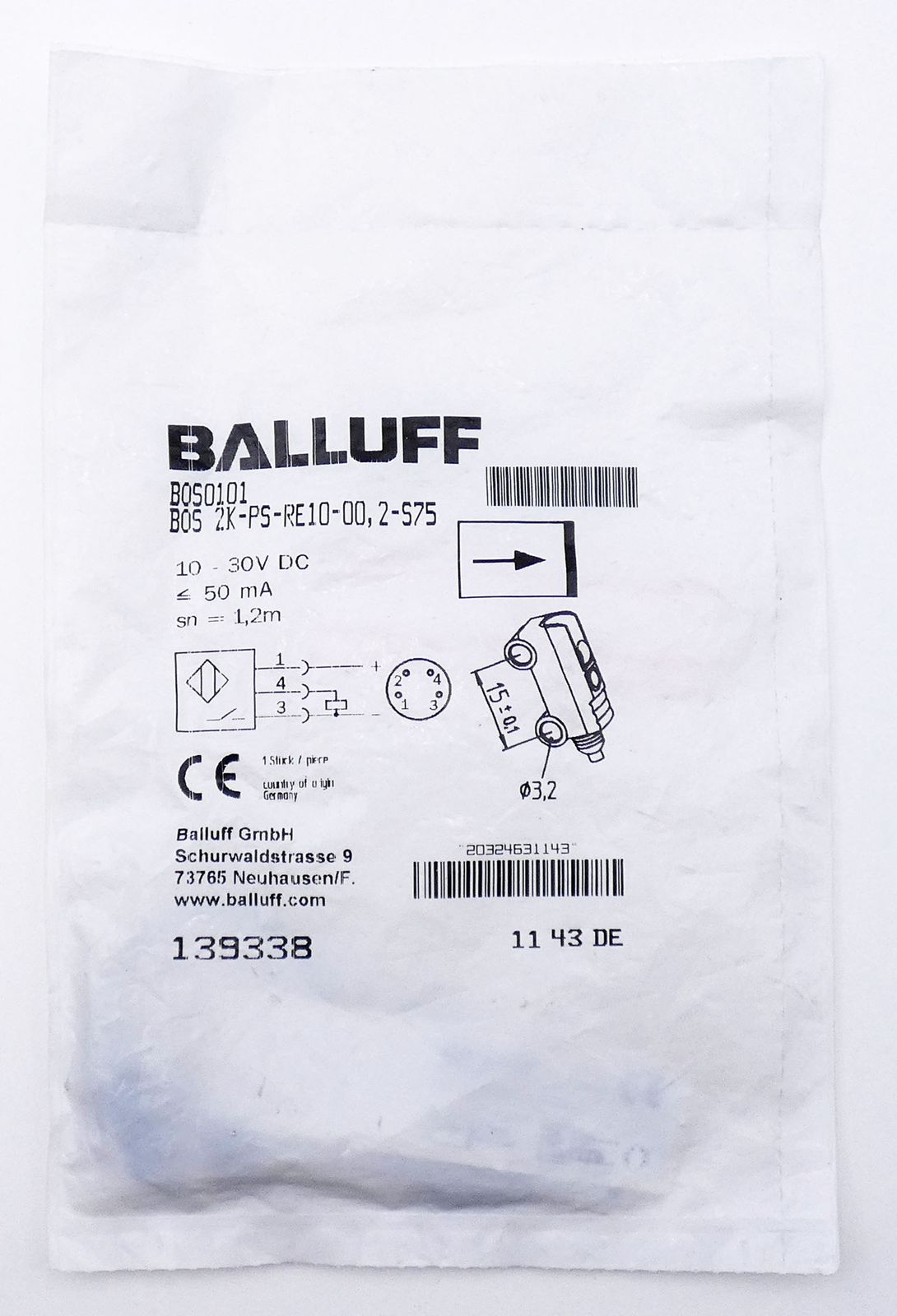 BOS 2K-PS-RE10-00,2-S75