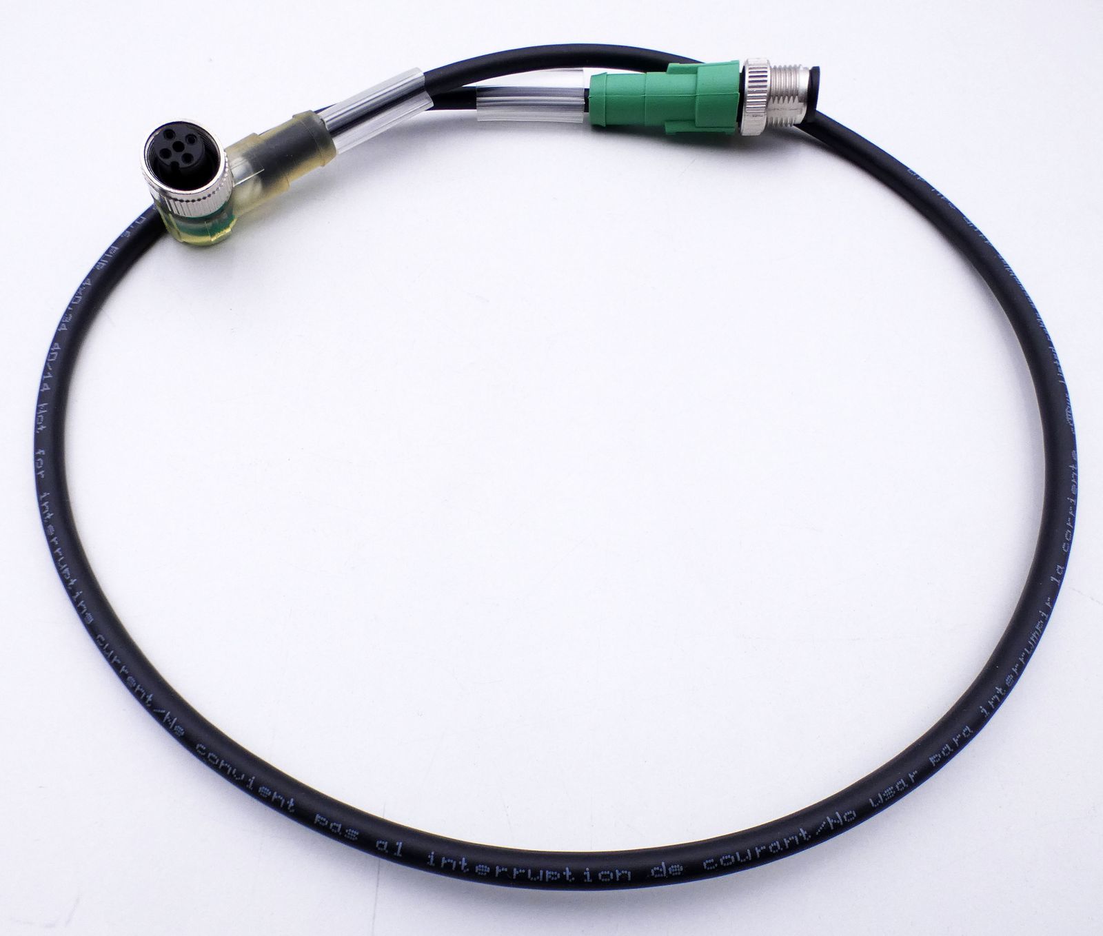 SAC-4P-M12MS/0,6-PUR/M12FR-3L