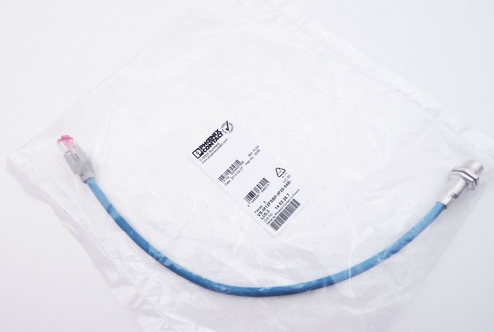 VS-M12FSBP-IP20-94B-LI/0,3