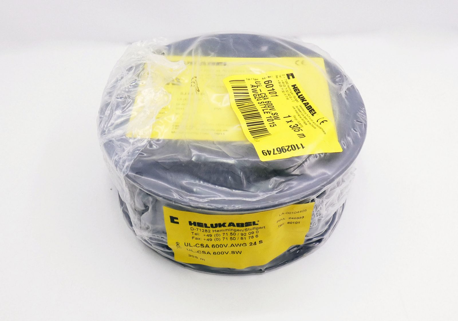 UL-CSA 600V.AWG 24 S