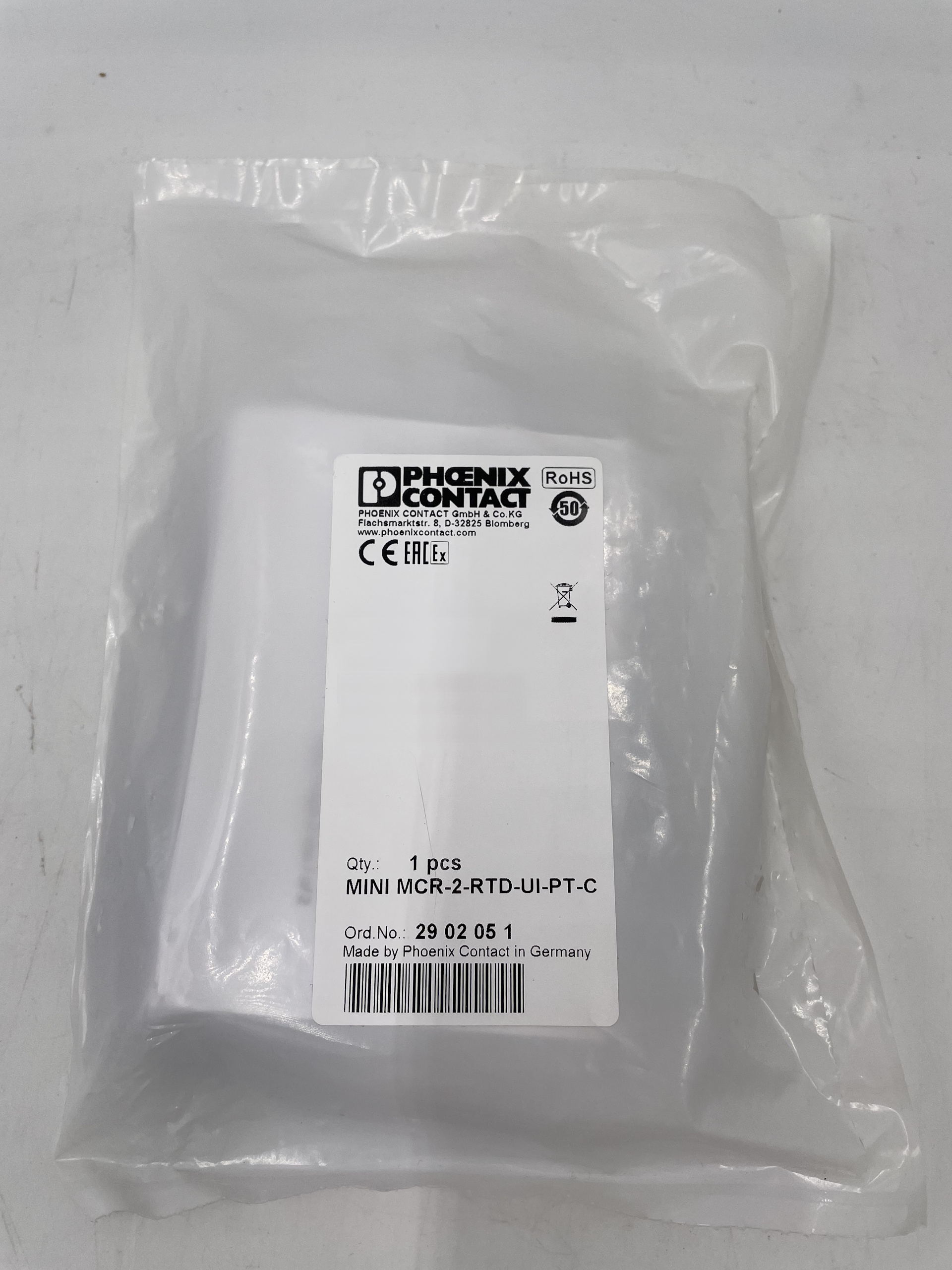 MINI MCR-2-RTD-UI-PT-C