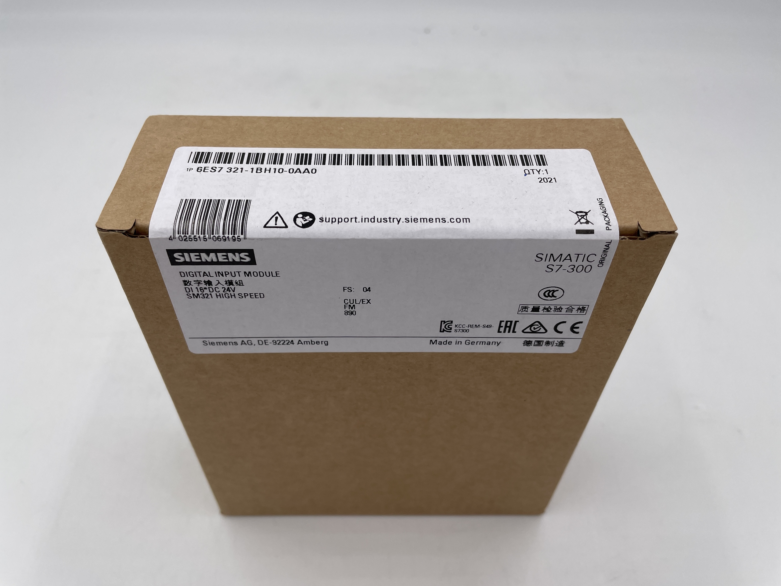 6ES7321-1BH10-0AA0