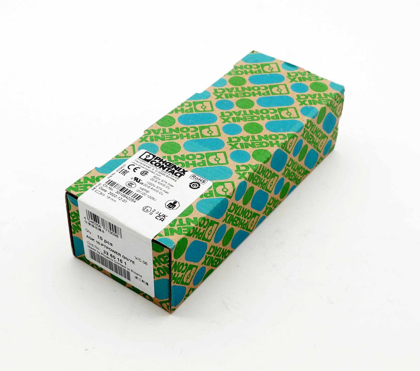 AGK 10-PTPOWER GN/YE, 3260151