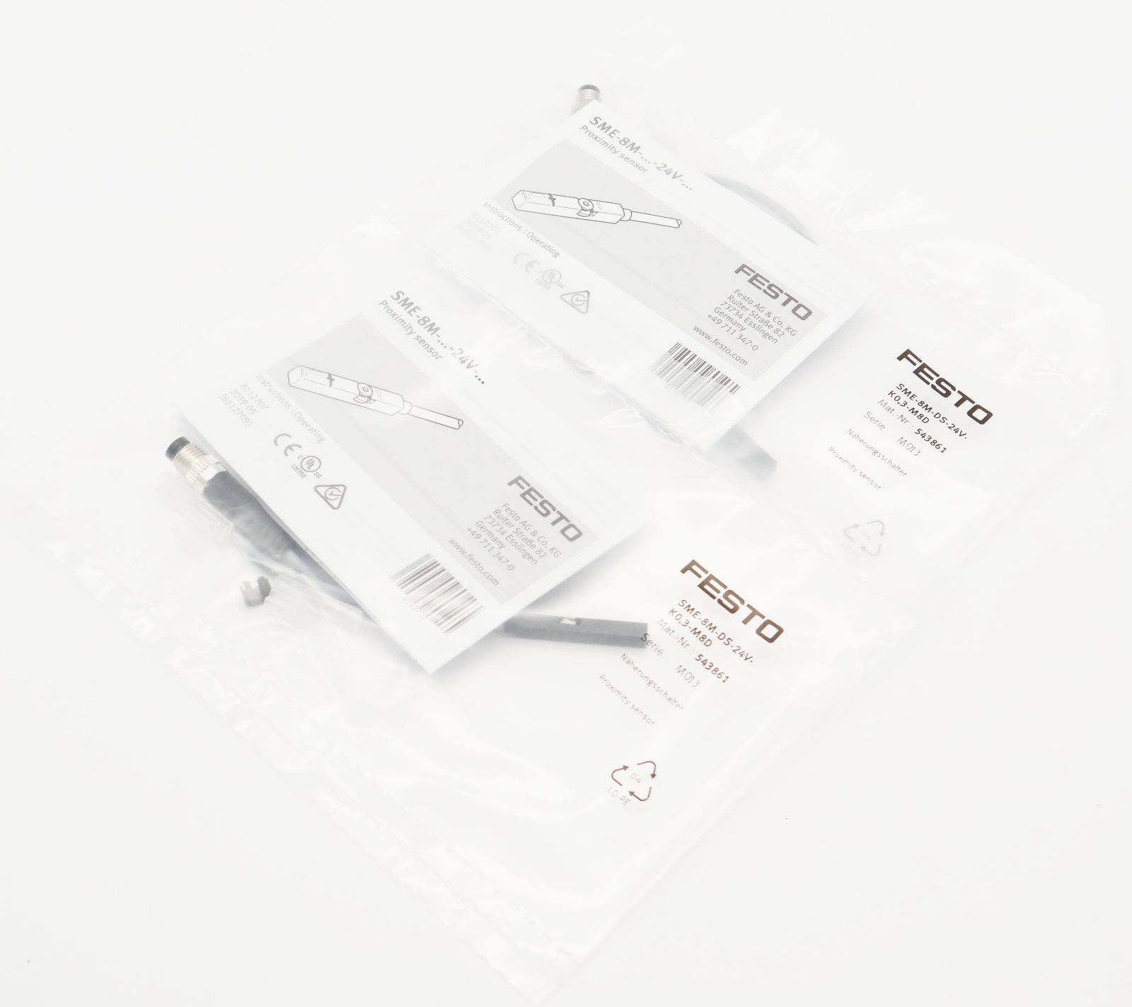 SME-8M-DS-24V-K-0,3-M8D, SME8MDS24VK0,3M8D