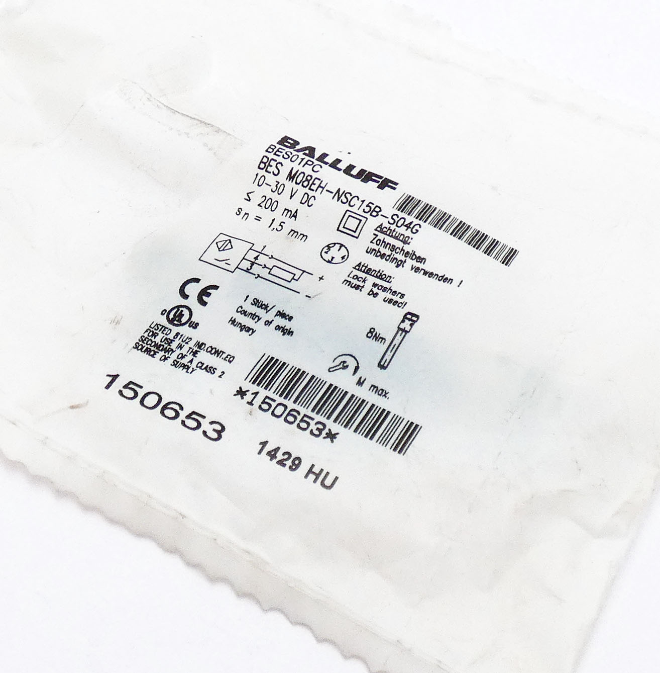 BES M08EH-NSC15B-S04G