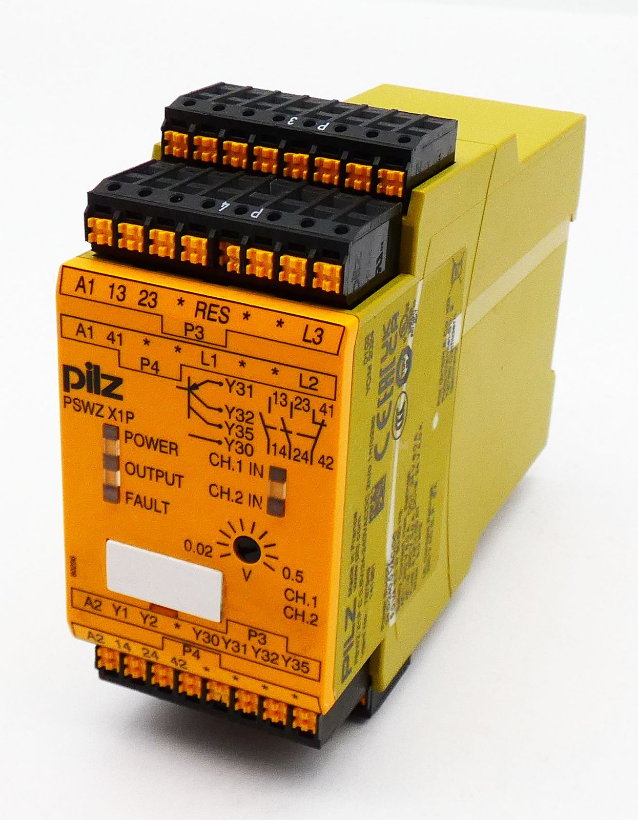 PSWZ X1P C 0,5V/24-240VACDC 2n/o 1n/c2so