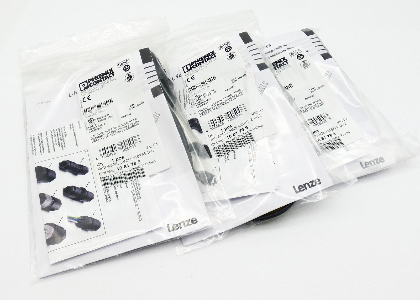 QPD W3PE2,5M25 0,21BKAE D-LZ