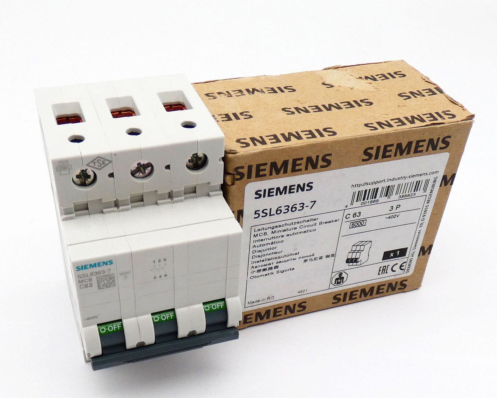 5SL6363-7 MCB C63