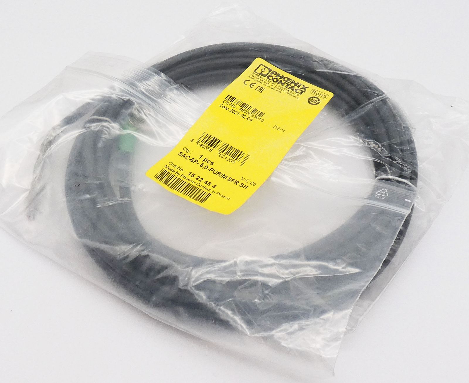 SAC-6P-5,0-PUR/M 8FR SH