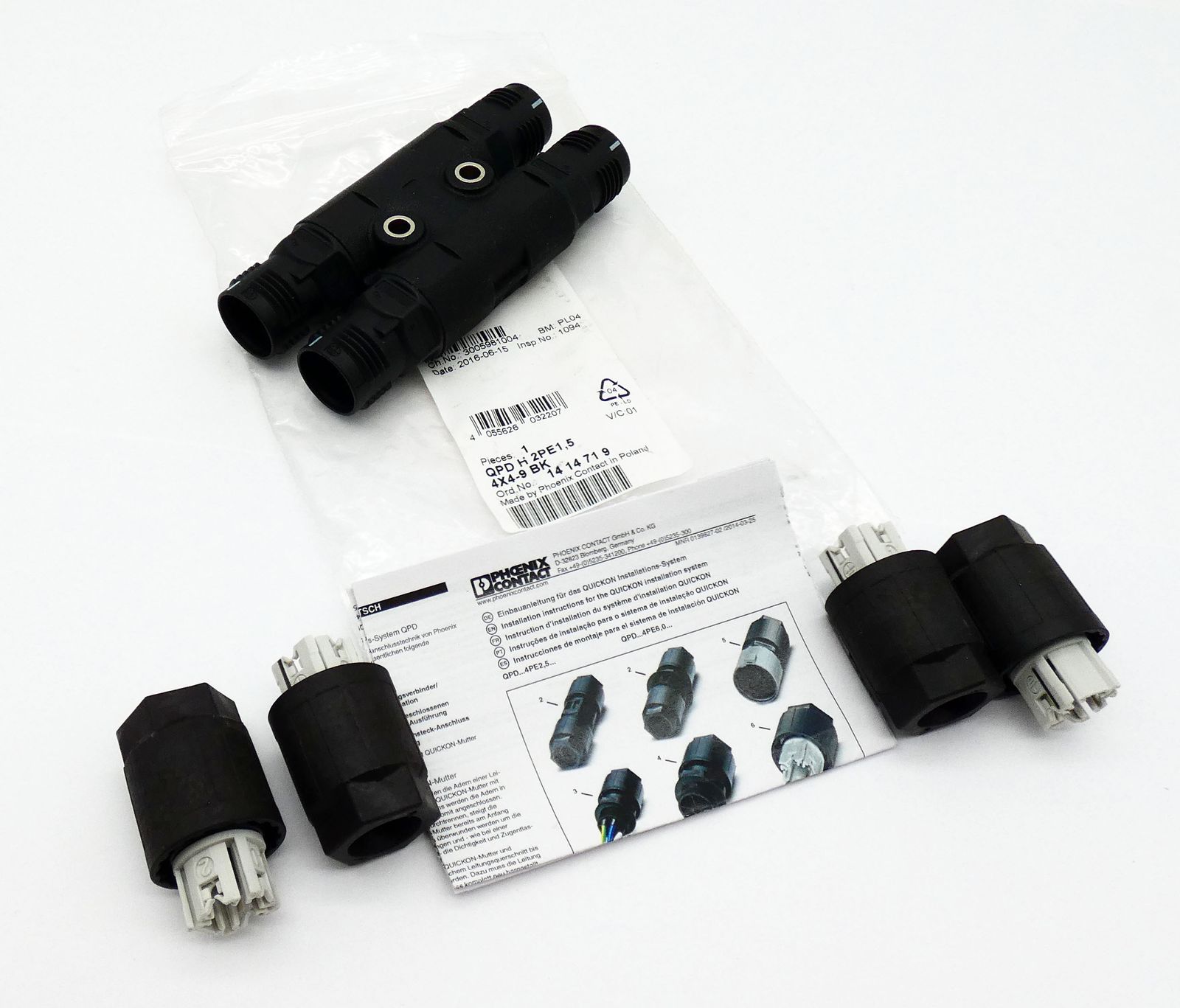 QPD H 2PE1,5 4X4-9 BK