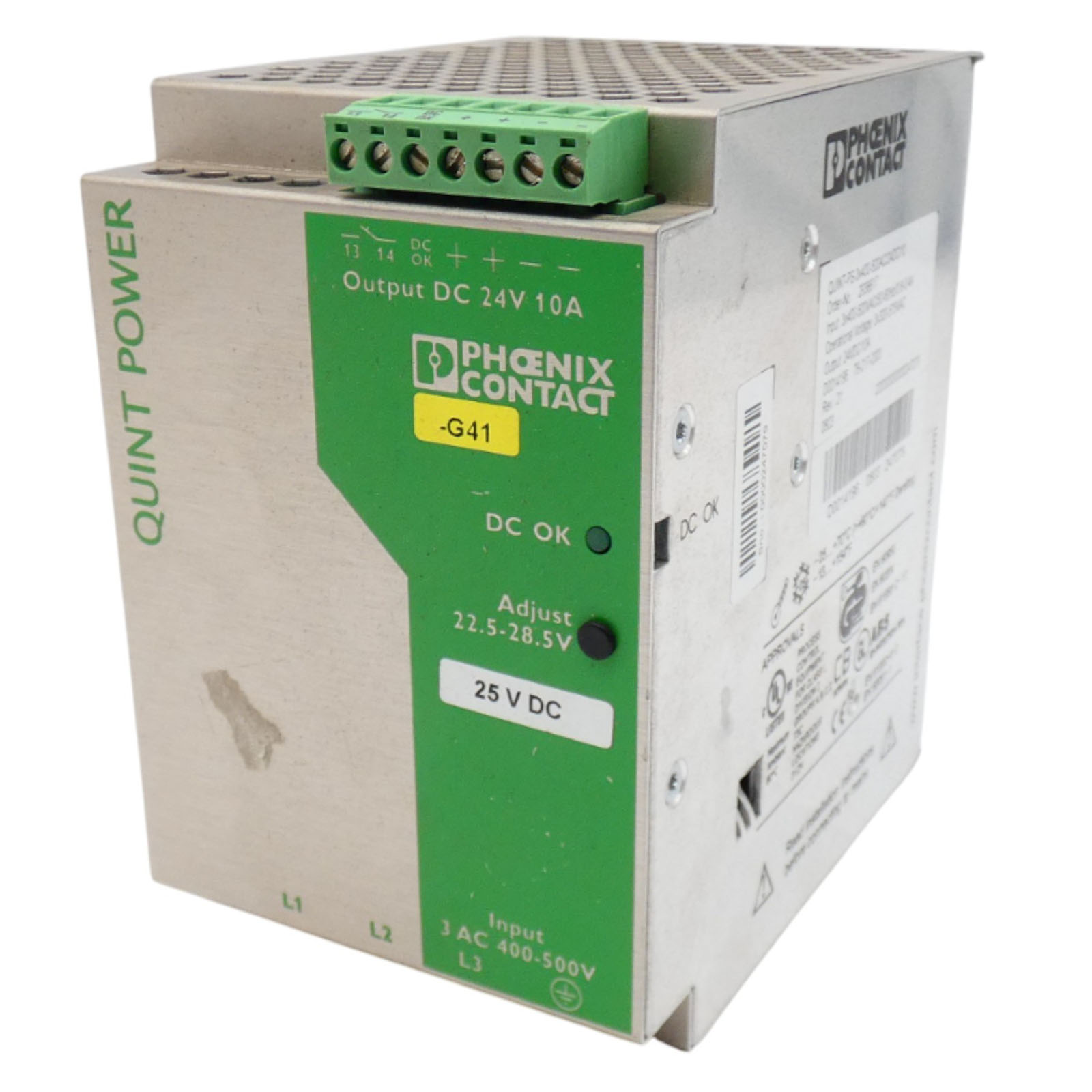 QUINT-PS-3x400-500AC/24DC/10