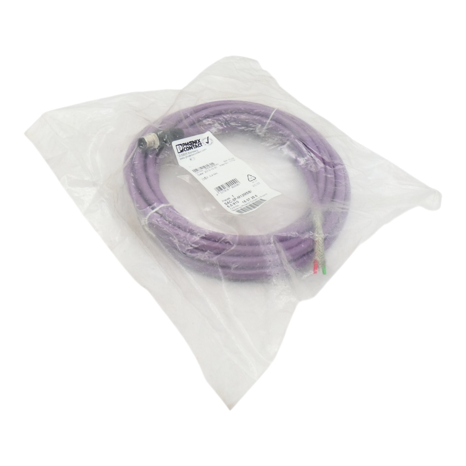 SAC-2P-M12MSB/5,0-910