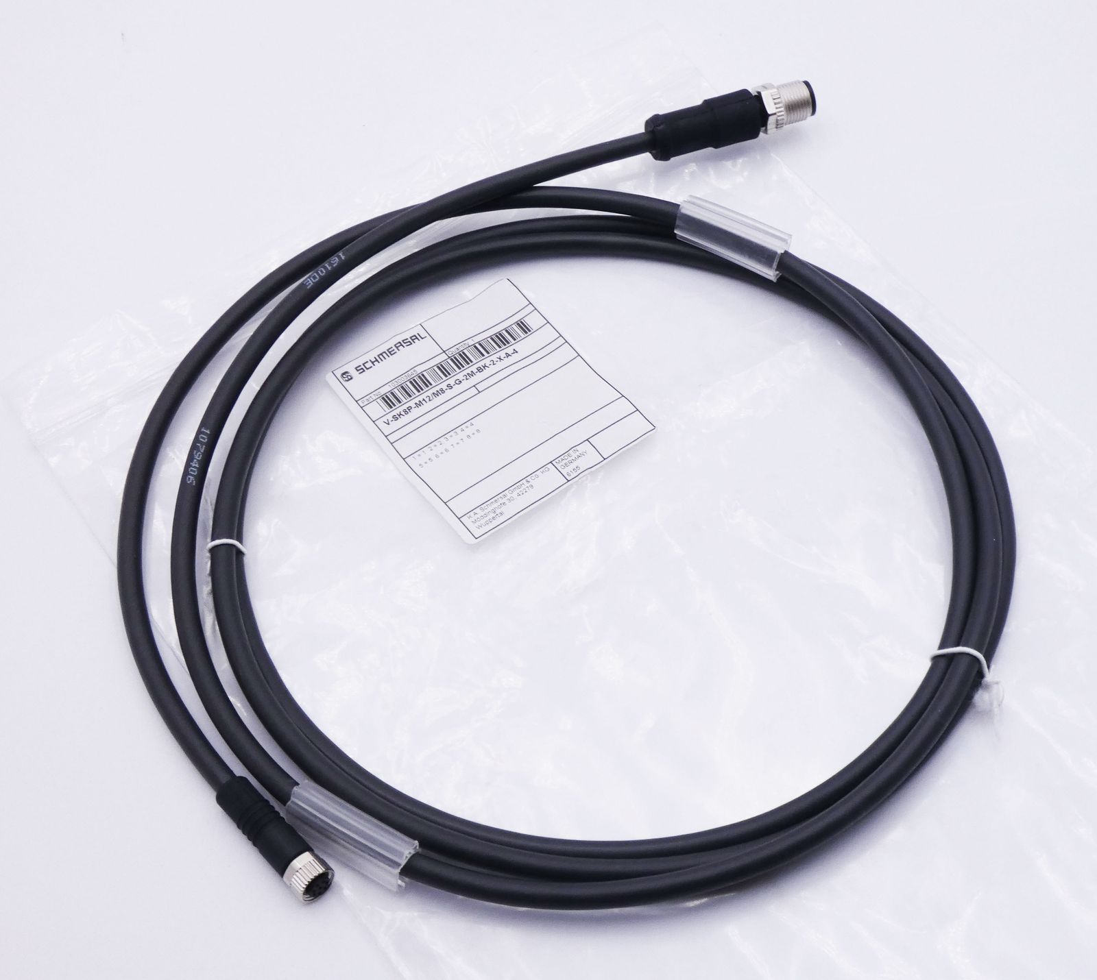 V-SK8P-M12/M8-S-G-2M-BK-2-X-A-4