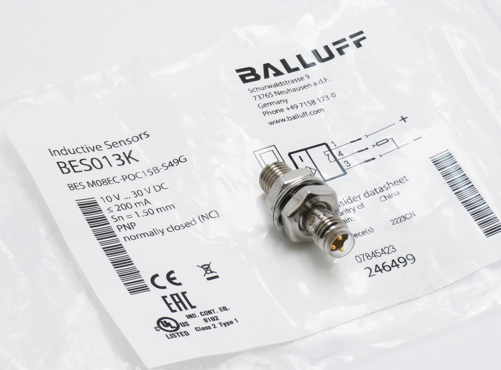 BES M08EC-POC15B-S49G