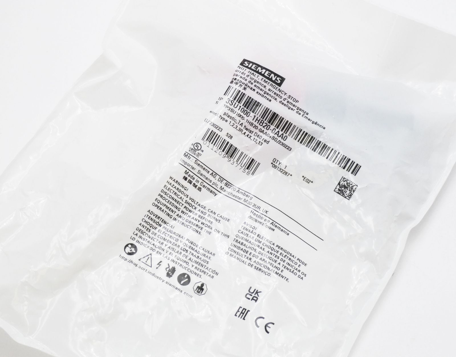 3SU1000-1HB20-0AA0,  3SU1 000-1HB20-0AA0