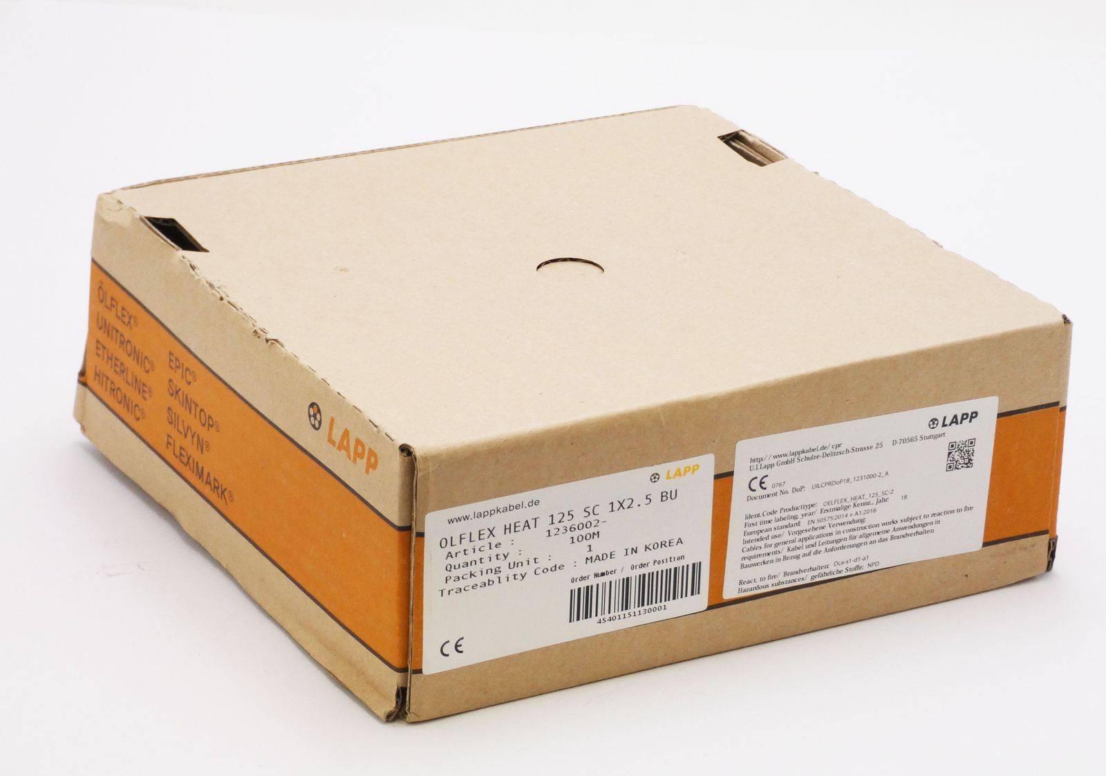 OLFLEX HEAT 125 SC 1X2.5 BU,  1236002