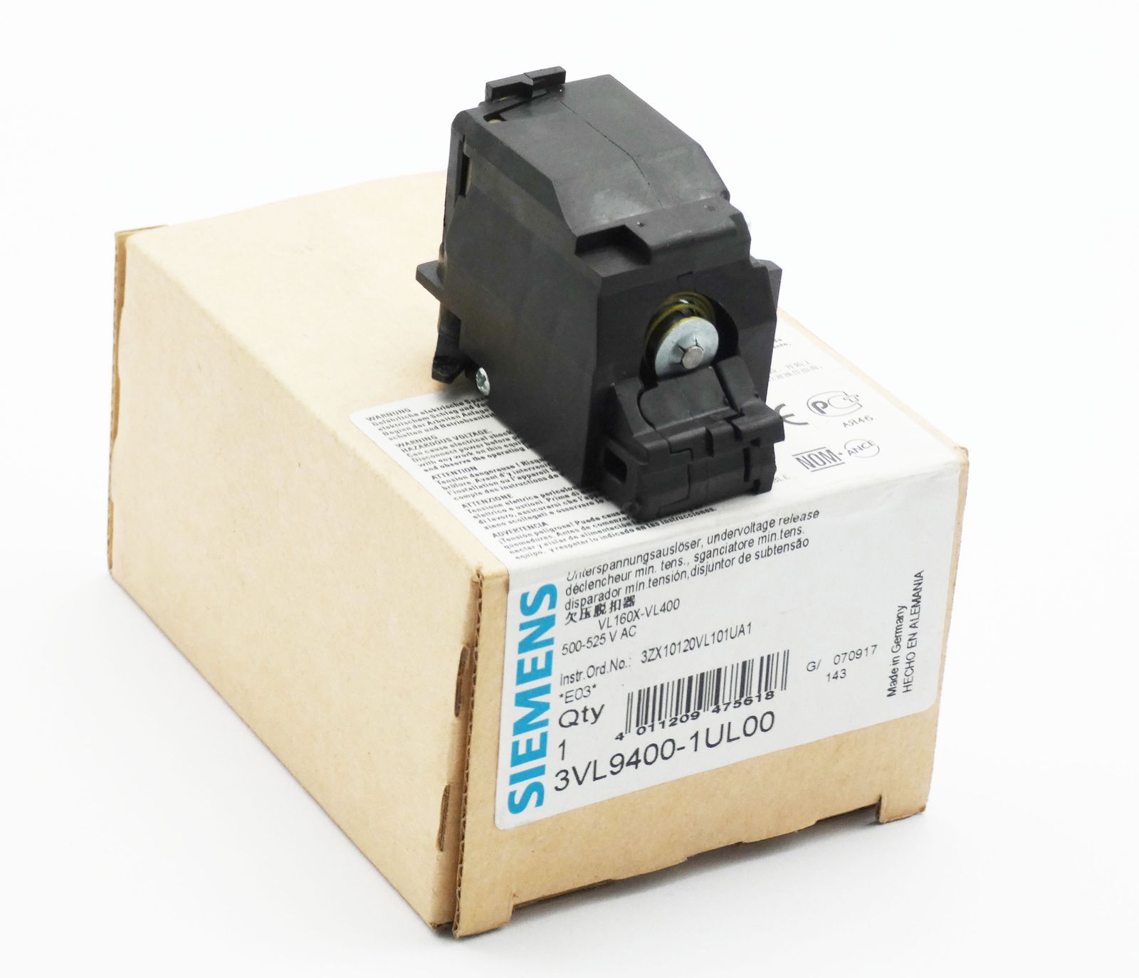 3VL9400-1UL00, 3VL9 400-1UL00