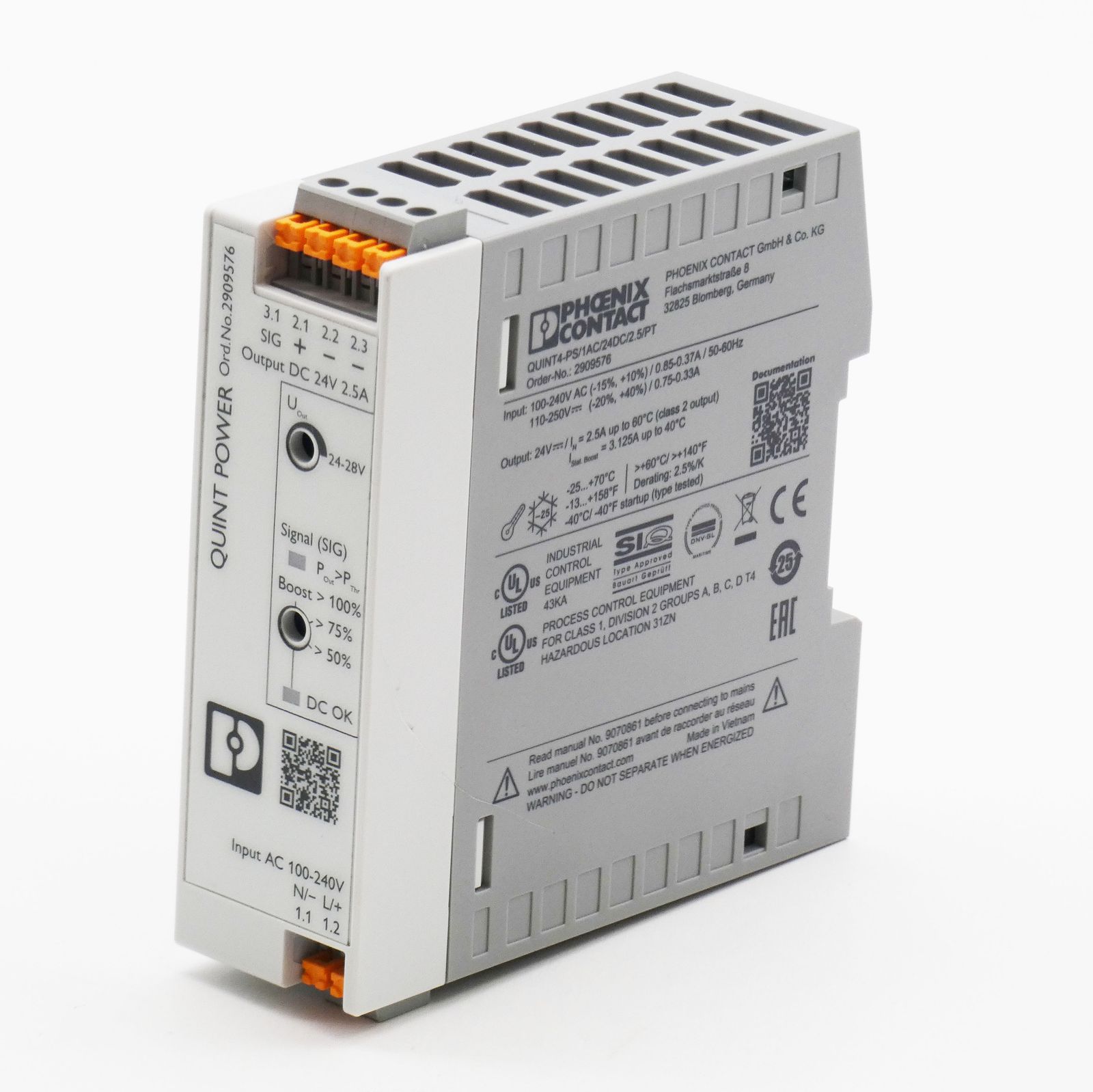 QUINT4-PS/1AC/24DC/2.5/PT