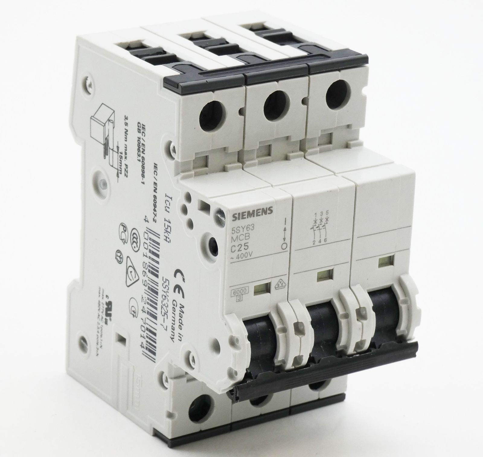 5SY63 MCB C25, 5SY63MCB C25