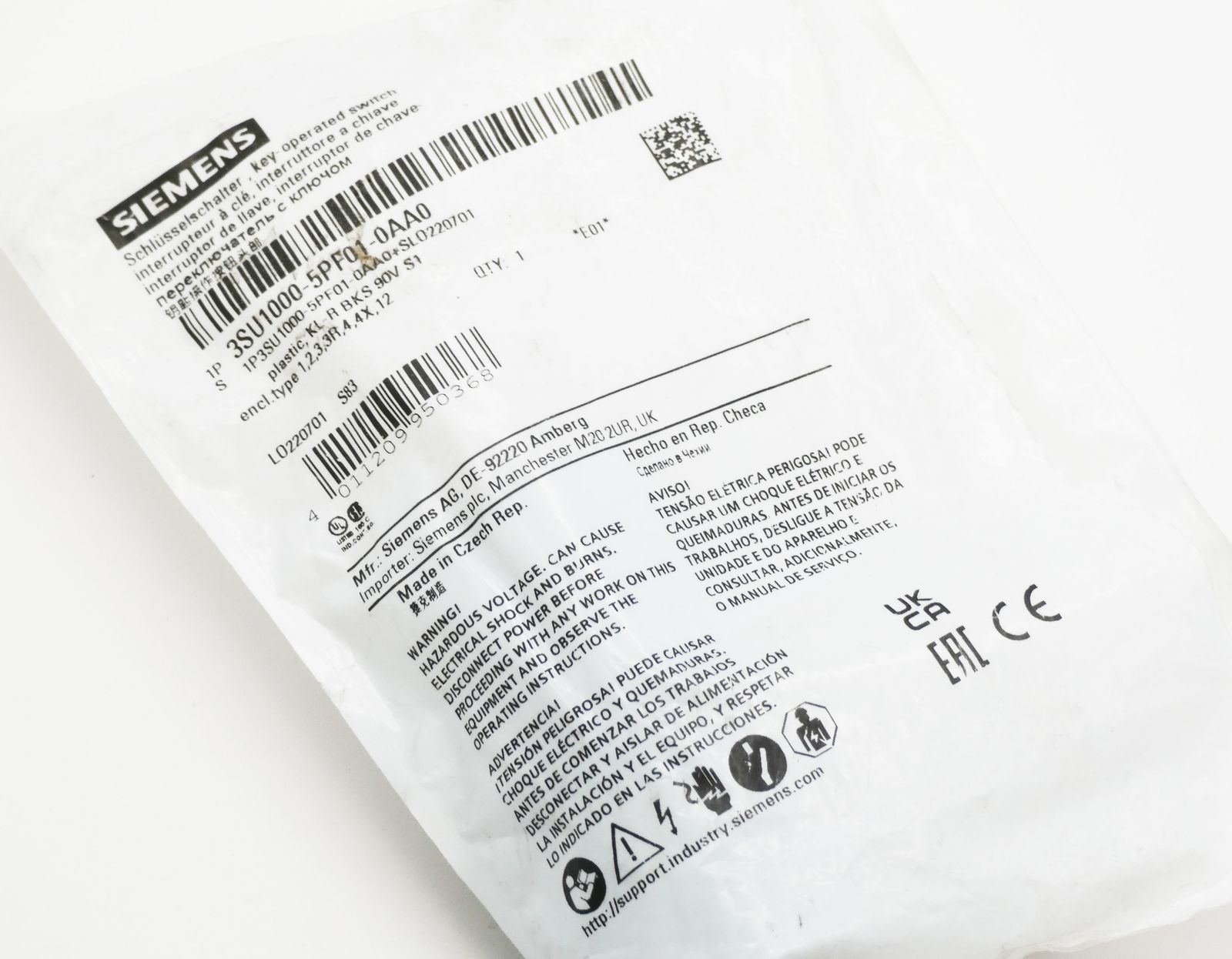 3SU1000-5PF01-0AA0, 3SU1 000-5PF01-0AA0