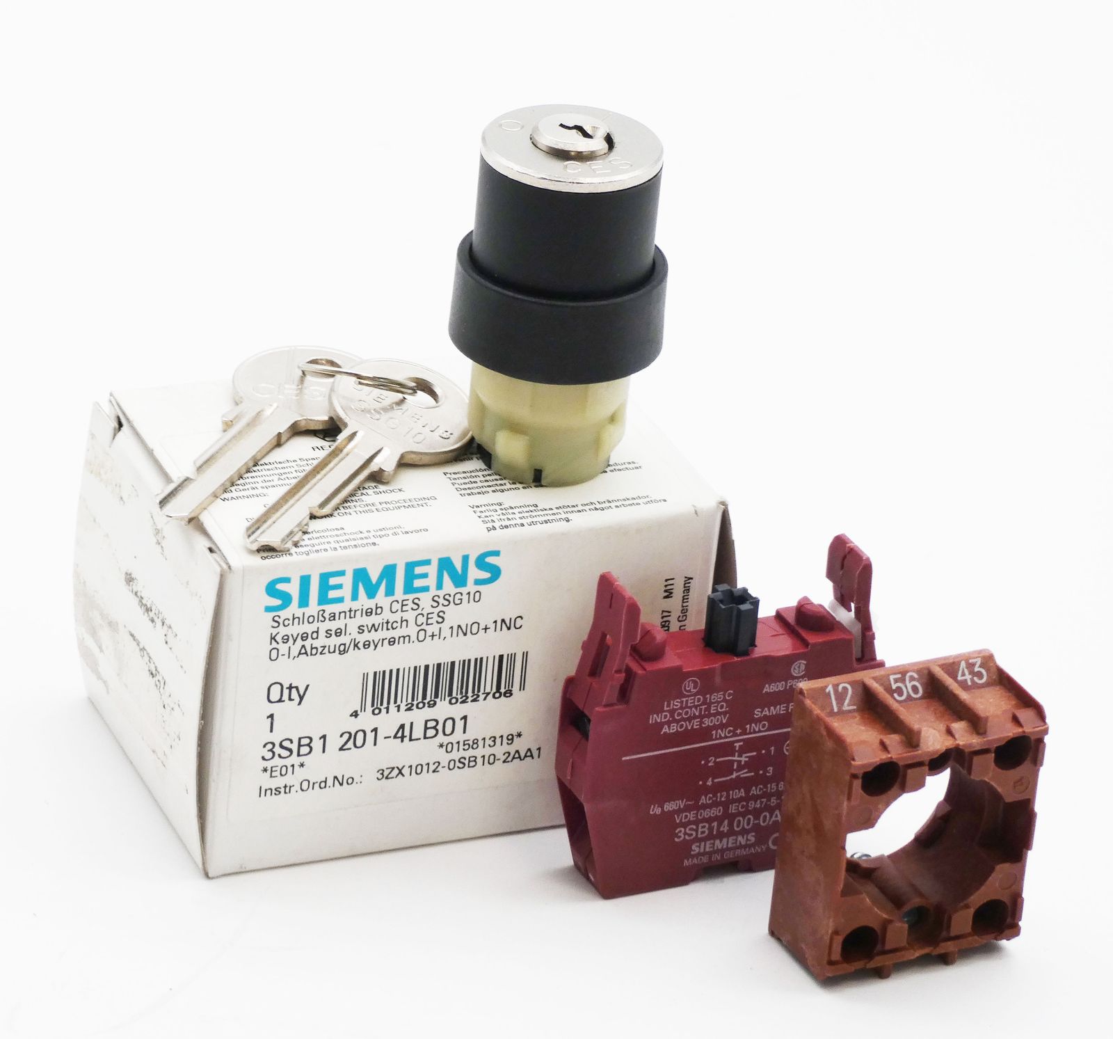 3SB1 201-4LB01, 3SB1201-4LB01